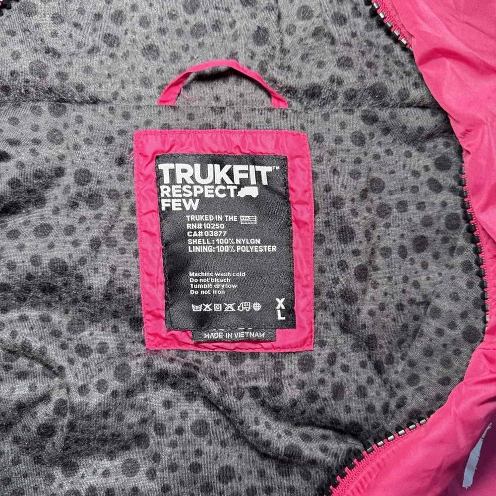 Trukfit Lil Wayne Hot Pink Sleeveless Pullover Hoodie‎ Graphic XL